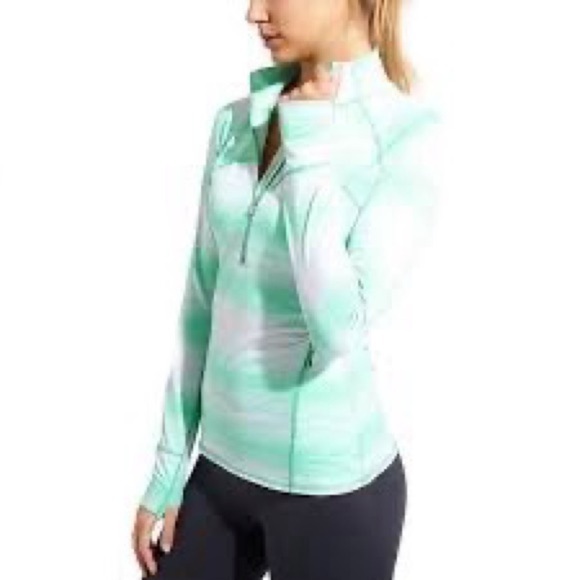 ATHLETA Running Wild Half Zip 2.0 Stride Long Sleeve Athletic Workout Top - Picture 1 of 7
